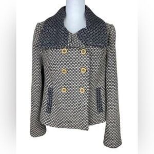 Tabitha / Anthropologie, Size Medium, Color Navy & Beige